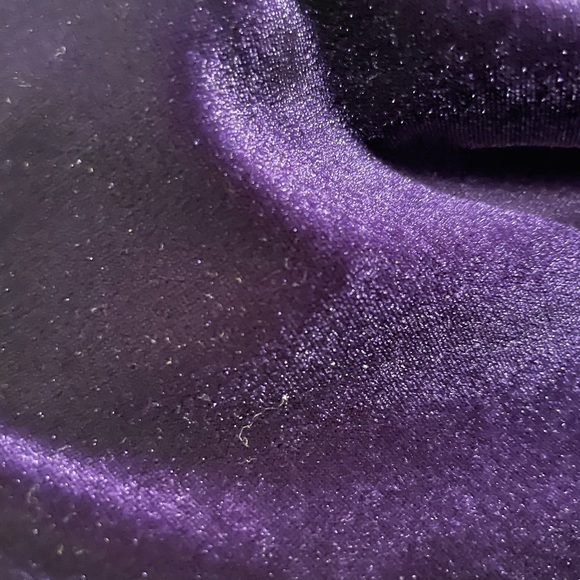 ELOQUII Purple Stretch Velvet Dress Size 18 - Picture 4 of 4